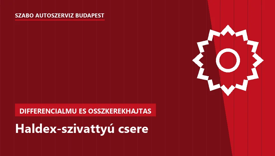 Haldex-szivattyú csere a Szabó Autószervíz Budapest szervizében