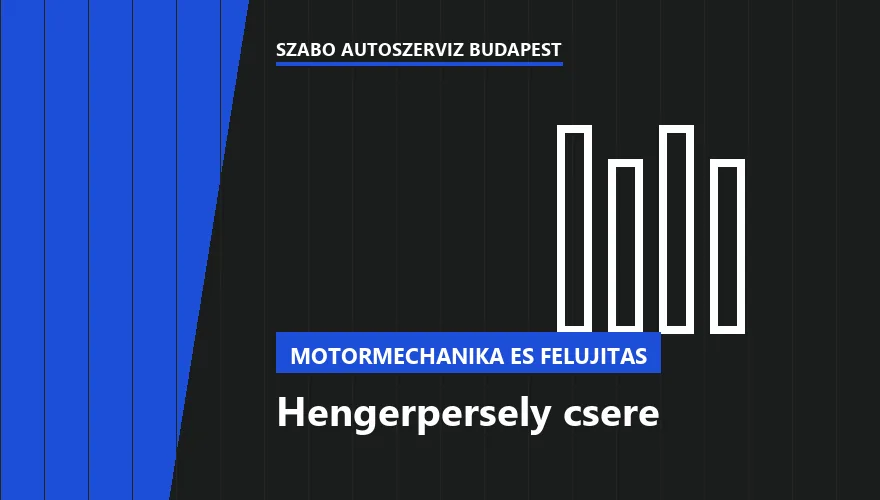 Hengerpersely csere a Szabó Autószervíz Budapest szervizében