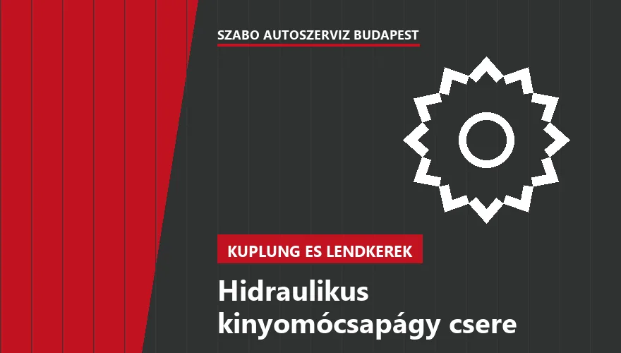 Hidraulikus kinyomócsapágy csere - autószerviz Budapest, Szabó Autószervíz műhely