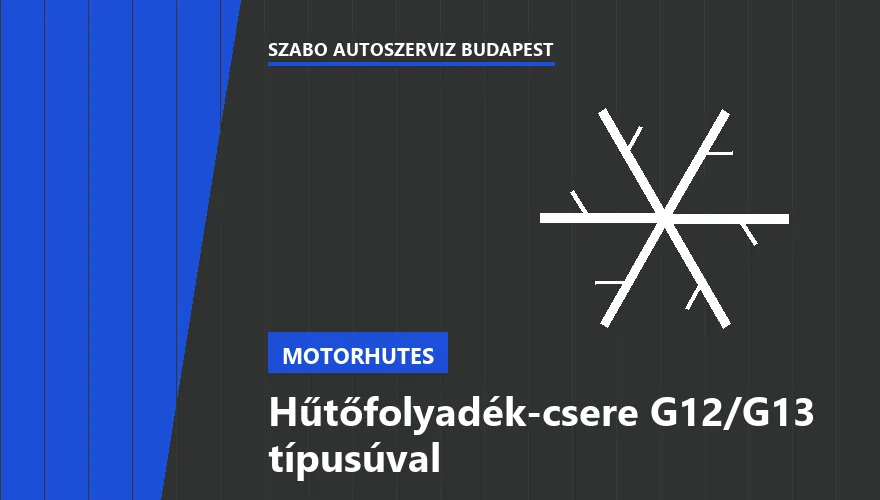 Hűtőfolyadék-csere G12/G13 típusúval a Szabó Autószervíz Budapest szervizében