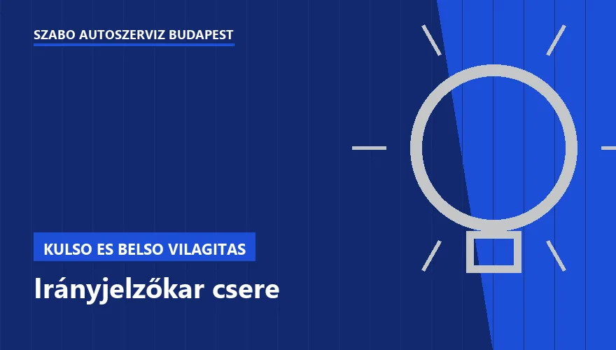 Irányjelzőkar csere a Szabó Autószervíz Budapest szervizében
