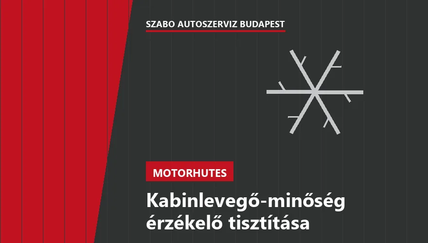 Kabinlevegő-minőség érzékelő tisztítása - autószerviz Budapest, Szabó Autószervíz műhely
