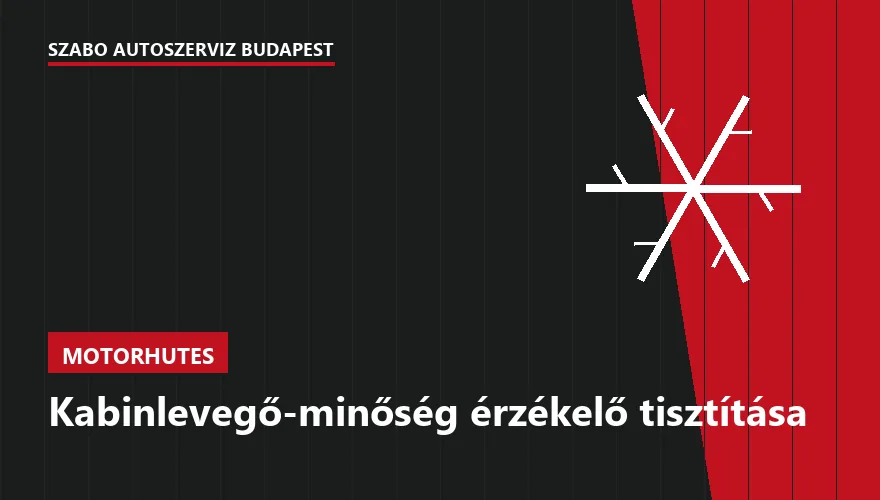 Kabinlevegő-minőség érzékelő tisztítása a Szabó Autószervíz Budapest szervizében