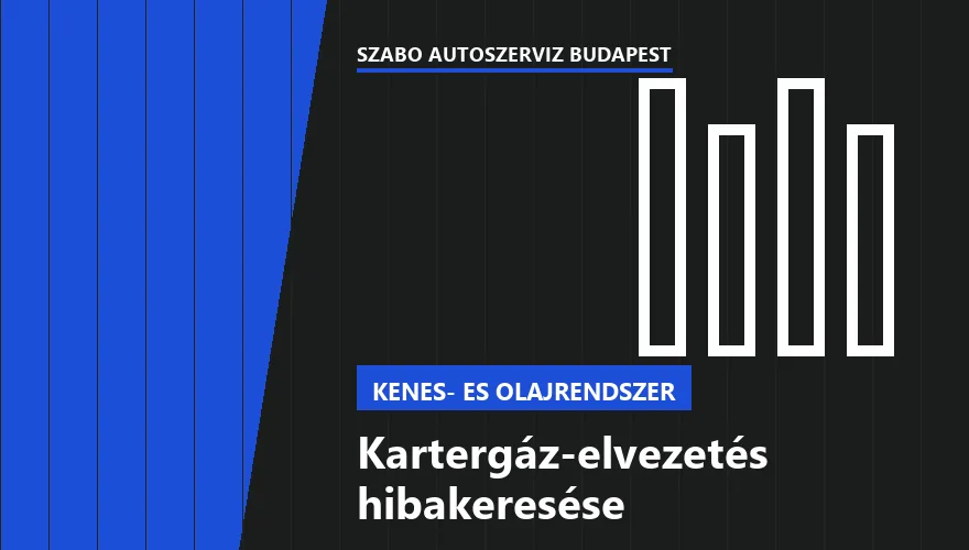 Kartergáz-elvezetés hibakeresése - autószerviz Budapest, Szabó Autószervíz műhely