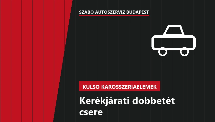 Kerékjárati dobbetét csere - autószerviz Budapest, Szabó Autószervíz műhely