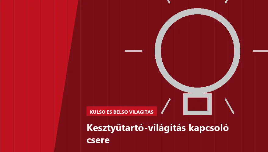 Kesztyűtartó-világítás kapcsoló csere a Szabó Autószervíz Budapest szervizében