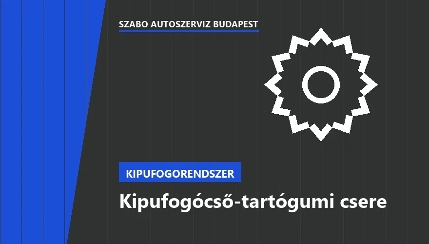 Kipufogócső-tartógumi csere - autószerviz Budapest, Szabó Autószervíz műhely