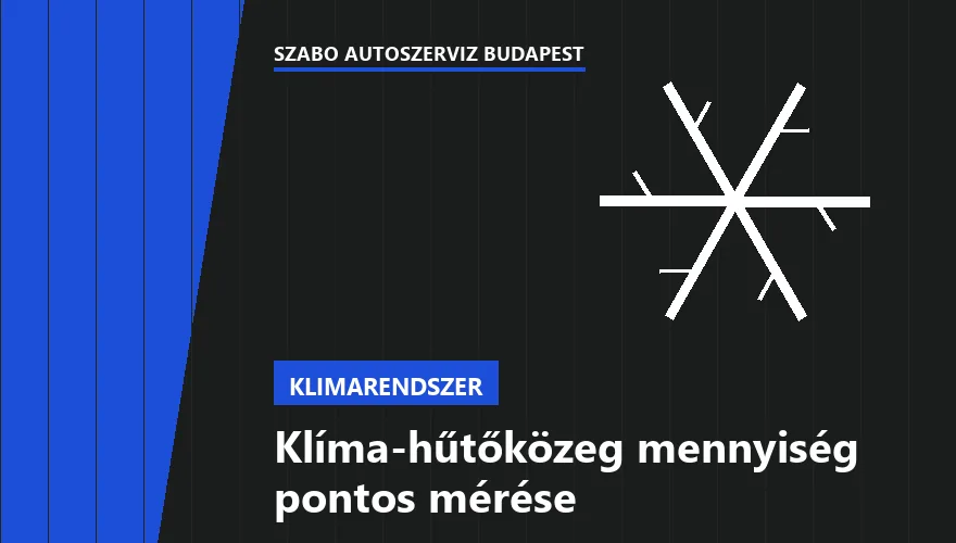 Klíma-hűtőközeg mennyiség pontos mérése - autószerviz Budapest, Szabó Autószervíz műhely