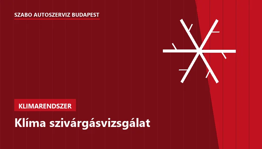 Klíma szivárgásvizsgálat - autószerviz Budapest, Szabó Autószervíz műhely