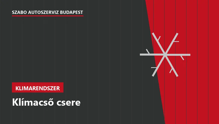 Klímacső csere a Szabó Autószervíz Budapest szervizében