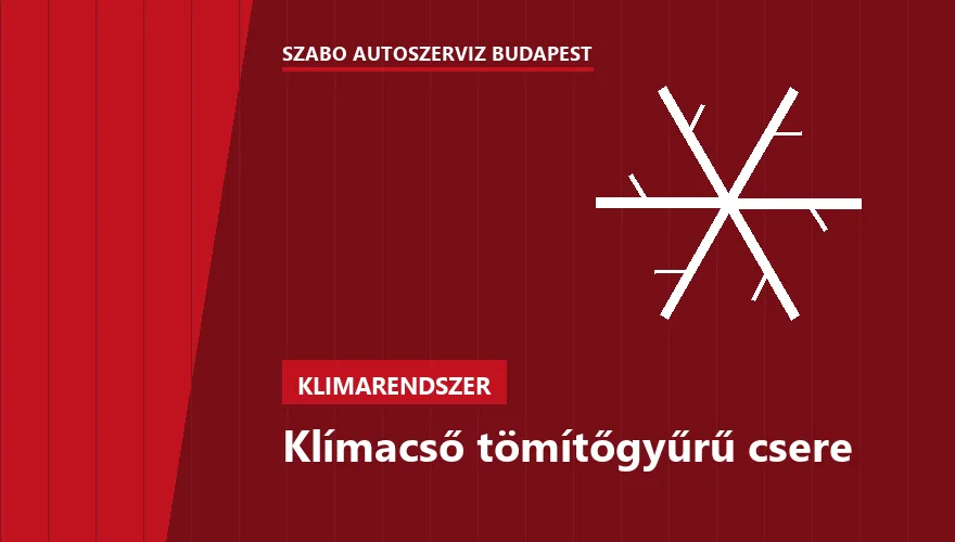 Klímacső tömítőgyűrű csere - autószerviz Budapest, Szabó Autószervíz műhely