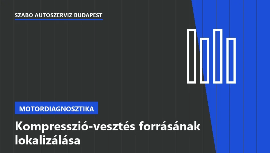 Kompresszió-vesztés forrásának lokalizálása - autószerviz Budapest, Szabó Autószervíz műhely