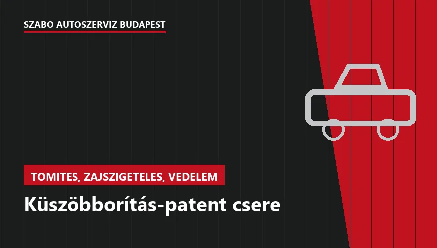 Küszöbborítás-patent csere a Szabó Autószervíz Budapest szervizében