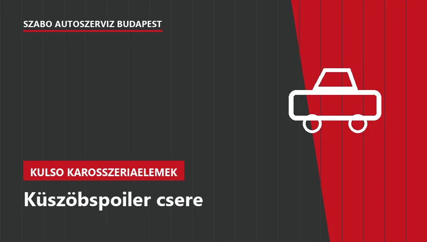 Küszöbspoiler csere a Szabó Autószervíz Budapest szervizében