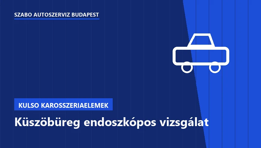 Küszöbüreg endoszkópos vizsgálat - autószerviz Budapest, Szabó Autószervíz műhely