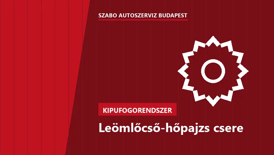 Leömlőcső-hőpajzs csere - autószerviz Budapest, Szabó Autószervíz műhely