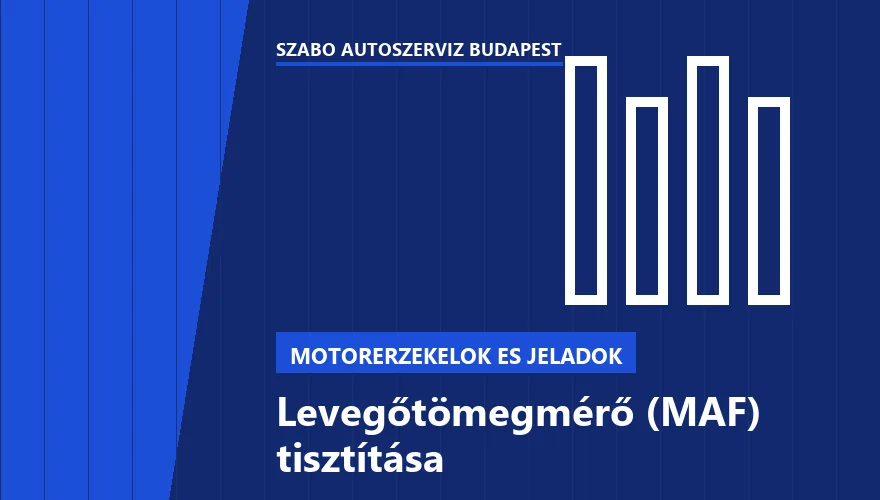 Levegőtömegmérő (MAF) tisztítása - autószerviz Budapest, Szabó Autószervíz műhely