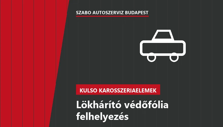 Lökhárító védőfólia felhelyezés a Szabó Autószervíz Budapest szervizében