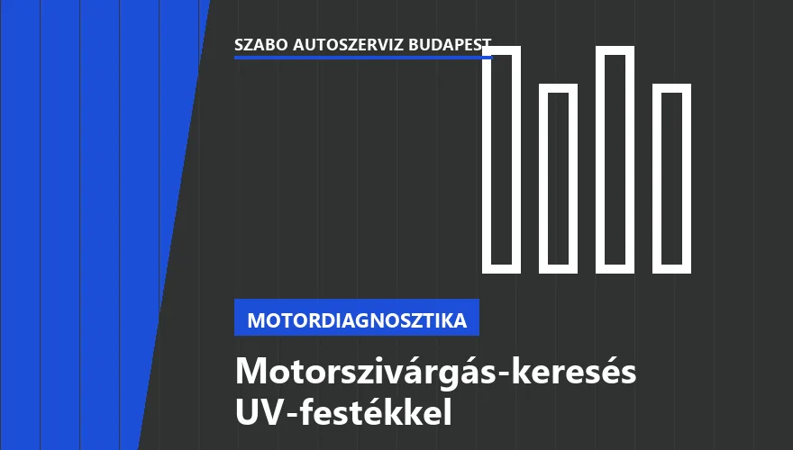 Motorszivárgás-keresés UV-festékkel - autószerviz Budapest, Szabó Autószervíz műhely