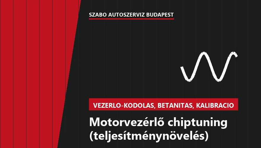 Motorvezérlő chiptuning (teljesítménynövelés) a Szabó Autószervíz Budapest szervizében