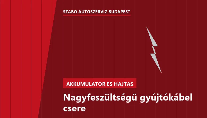 Nagyfeszültségű gyújtókábel csere - autószerviz Budapest, Szabó Autószervíz műhely