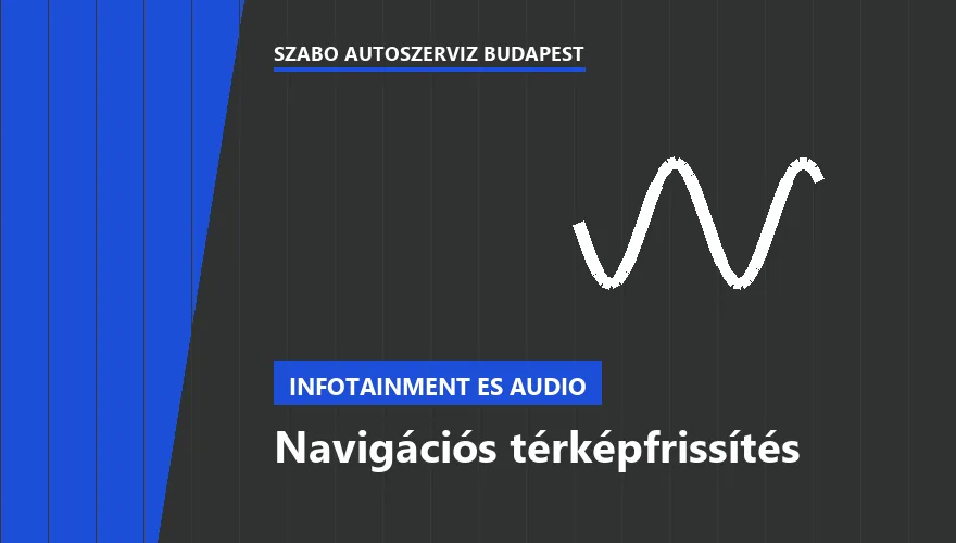 Navigációs térképfrissítés a Szabó Autószervíz Budapest szervizében