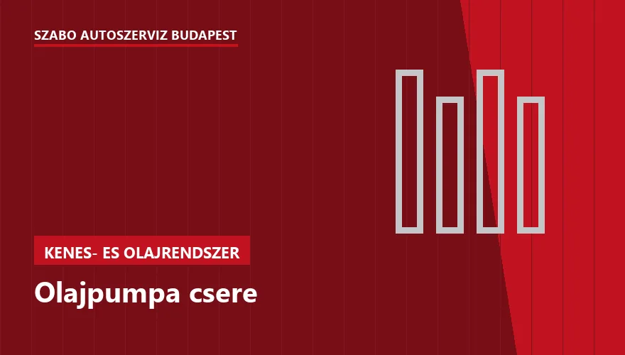 Olajpumpa csere - autószerviz Budapest, Szabó Autószervíz műhely