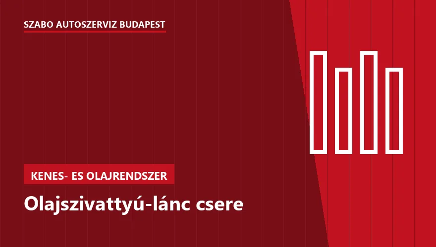 Olajszivattyú-lánc csere - autószerviz Budapest, Szabó Autószervíz műhely