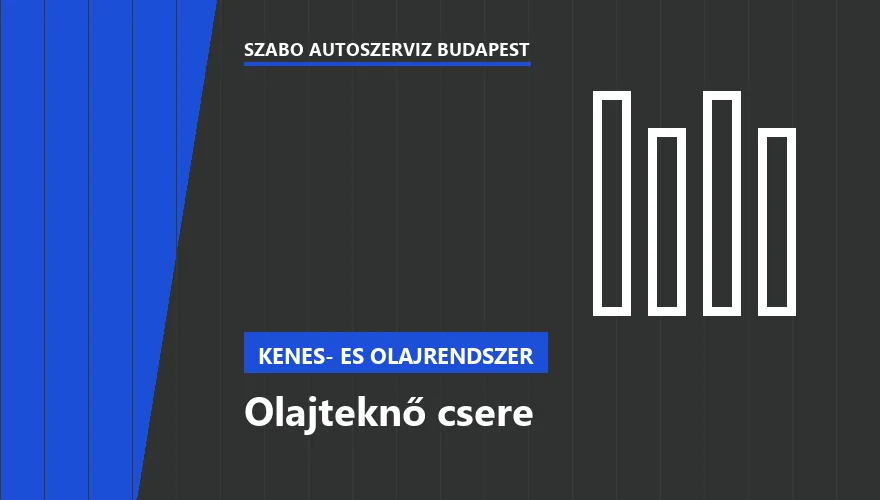 Olajteknő csere a Szabó Autószervíz Budapest szervizében