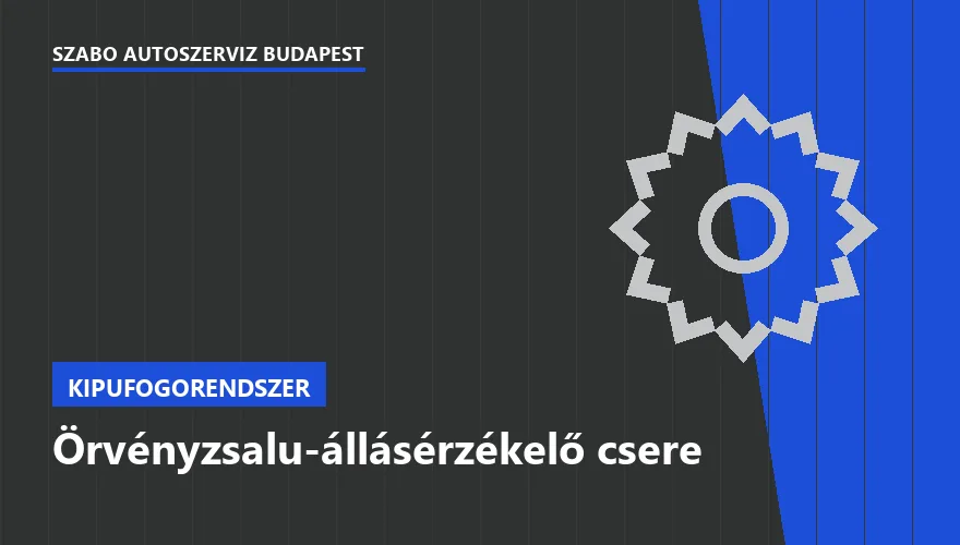 Örvényzsalu-állásérzékelő csere - autószerviz Budapest, Szabó Autószervíz műhely