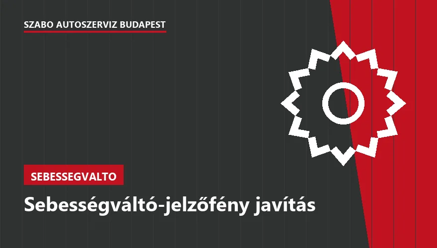 Sebességváltó-jelzőfény javítás - autószerviz Budapest, Szabó Autószervíz műhely