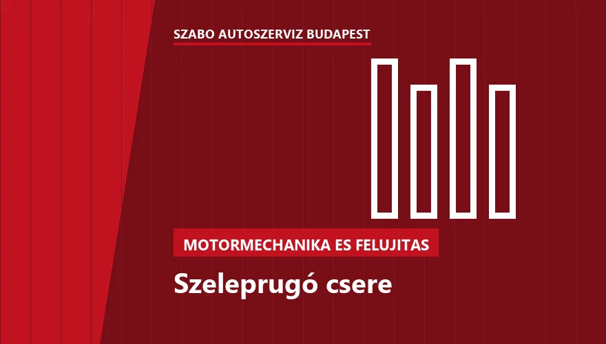 Szeleprugó csere - autószerviz Budapest, Szabó Autószervíz műhely