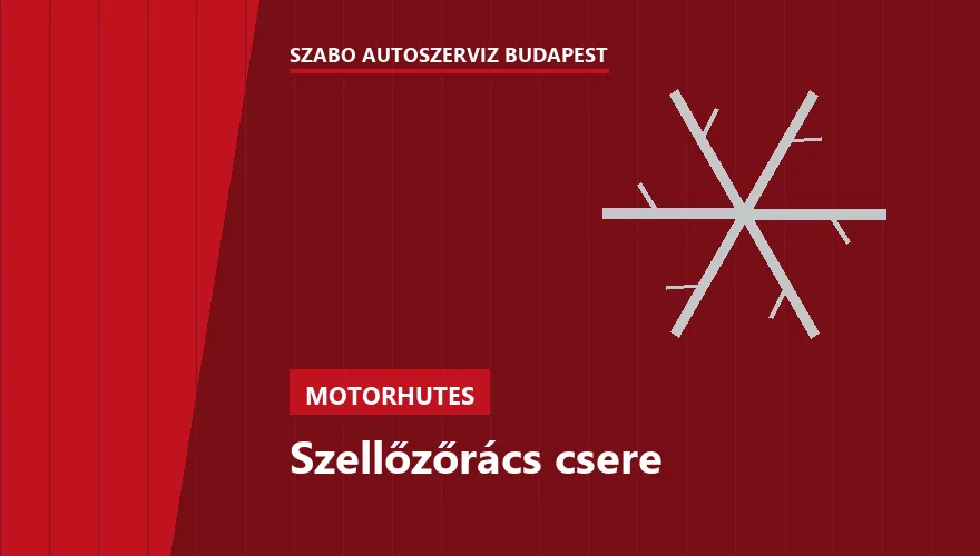 Szellőzőrács csere - autószerviz Budapest, Szabó Autószervíz műhely