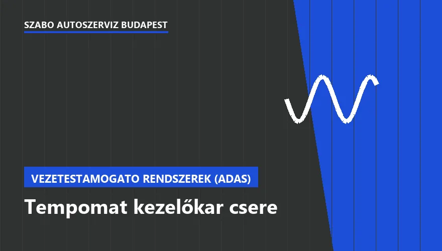Tempomat kezelőkar csere a Szabó Autószervíz Budapest szervizében