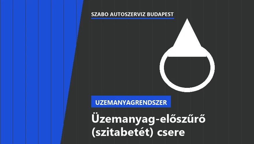 Üzemanyag-előszűrő (szitabetét) csere - autószerviz Budapest, Szabó Autószervíz műhely