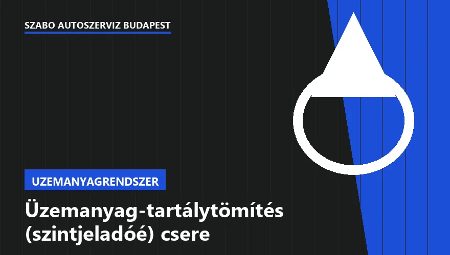 Üzemanyag-tartálytömítés (szintjeladóé) csere - autószerviz Budapest, Szabó Autószervíz műhely