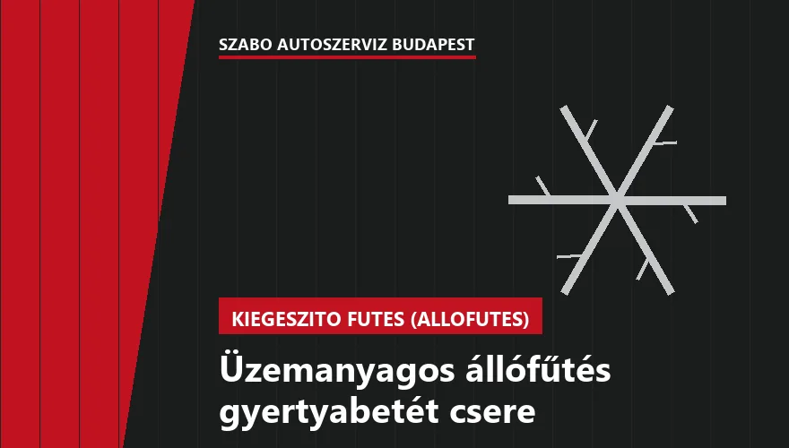 Üzemanyagos állófűtés gyertyabetét csere - autószerviz Budapest, Szabó Autószervíz műhely