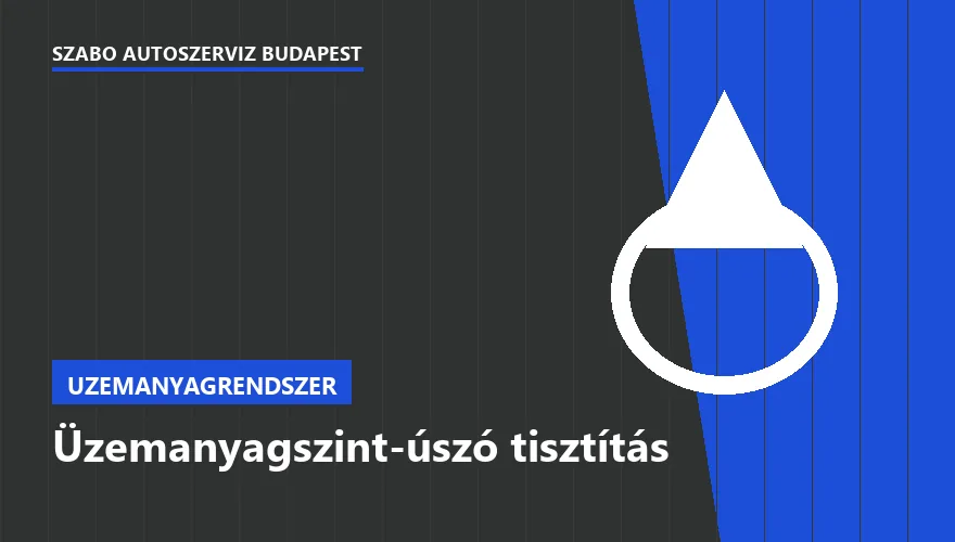 Üzemanyagszint-úszó tisztítás a Szabó Autószervíz Budapest szervizében