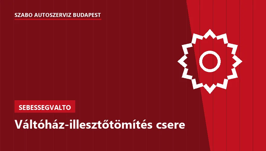 Váltóház-illesztőtömítés csere - autószerviz Budapest, Szabó Autószervíz műhely