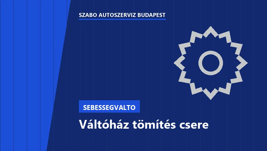 Váltóház tömítés csere a Szabó Autószervíz Budapest szervizében