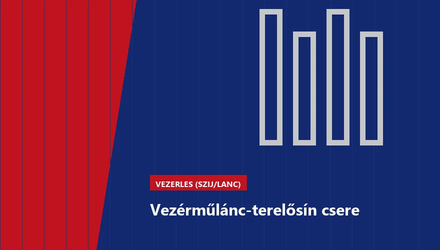 Vezérműlánc-terelősín csere a Szabó Autószervíz Budapest szervizében